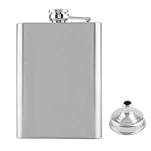 Buy Stainless Steel Alcohol Flask, Alcohol Bottle, for Office Home(8 ...