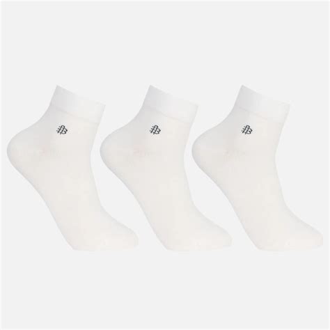 Men's Solid Colors Classic Bamboo Ankle Socks - Pack of 3 – BONJOUR
