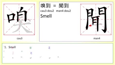 Catching Chinese Characters (32) -（方塊字遂個捉）- 耳 聽 鼻 嗅聞 呼吸 (ear, nose and ...