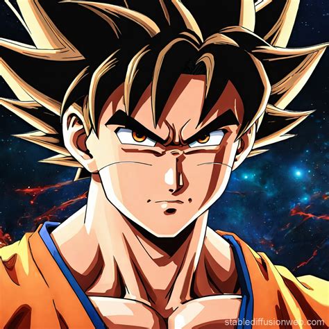 Goku Uses Instant Transmission | Stable Diffusion Online