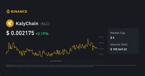 KalyChain Price Today | KLC to USD Live Price, Market Cap & Chart
