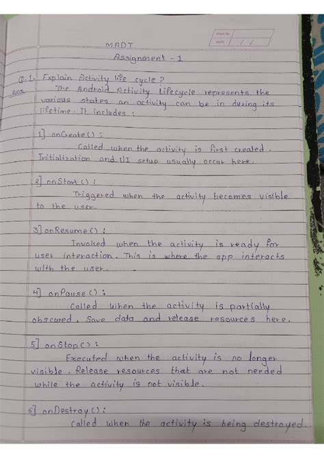 Gaurav Wani MADT Assign 1 - MSc(computer Science) - Studocu