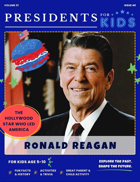 President Ronald Reagan Book For Kids – Presidents For Kids