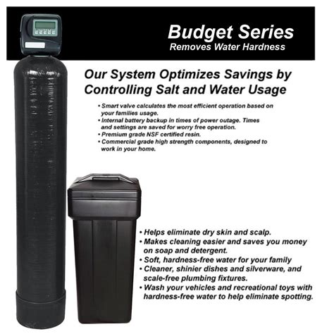 Budget Series Water Softeners - Desert Mountain Water LLC
