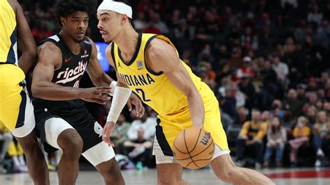 Indiana Pacers vs. Portland Trail Blazers photos in NBA action