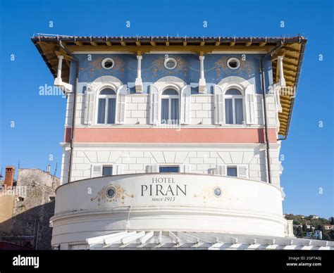 Hotel Piran, Piran, Slovenia Stock Photo - Alamy