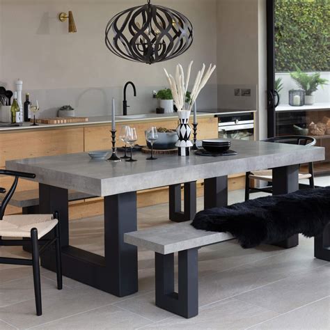 Concrete Dining Table: Modern Industrial Elegance for Your Home