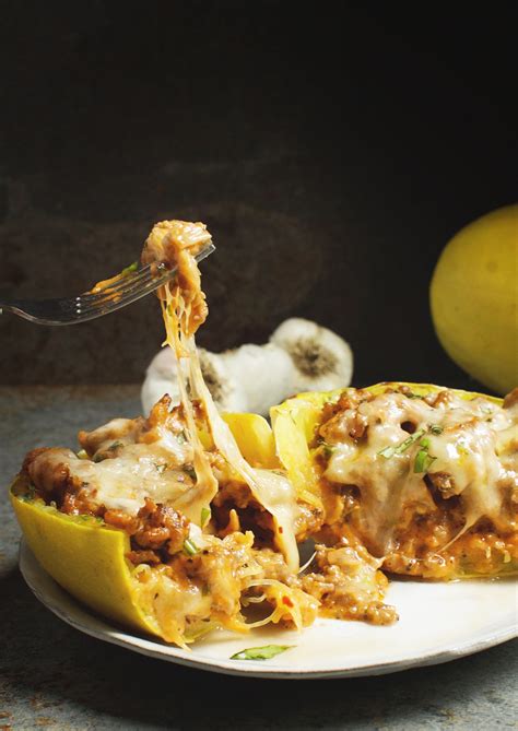 Italian Sausage Stuffed Spaghetti Squash at Georgia Farber blog