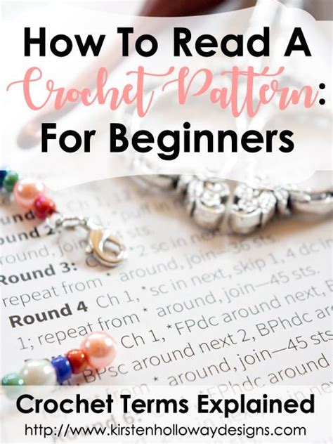 crochet patterns explained