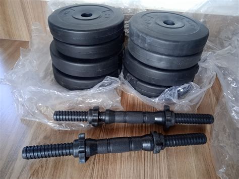 Buy Kore K-DM-DRB-20kg-Combo 16 Dumbbells Kit, Rubber, Multi Online at ...