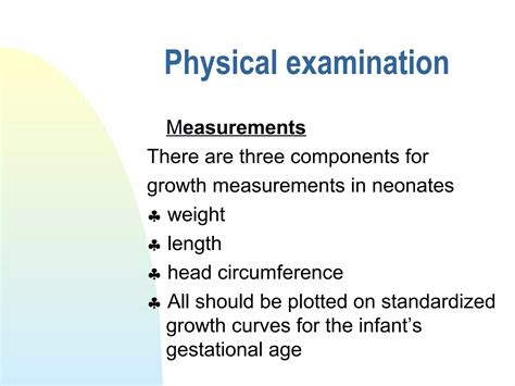 Physical assessment of the neonate | PPT