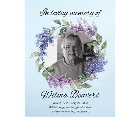Wilma Jane Beavers Obituary (2024) - Walker, MN - Northern Peace ...