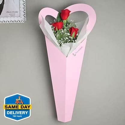 Floweraura Fresh Red Roses Bouquets, Flower Basket Price in India - Buy ...