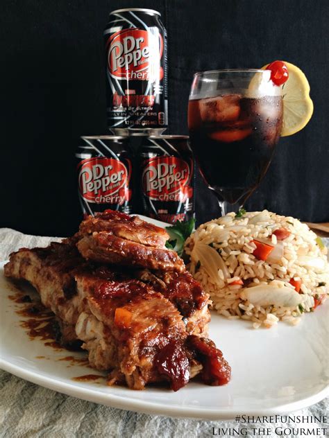 Dr Pepper® Cherry Soda Ribs - Living The Gourmet