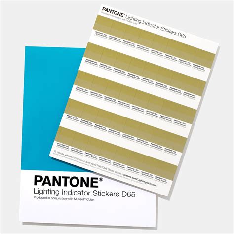 PANTONE LIGHTING INDICATOR STICKERS D65