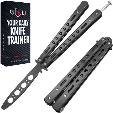 Buy Grand Way Butterfly Trainer - Balisong Trainer - Practice Butterfly ...