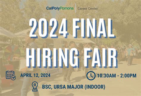 Career Fairs – Cal Poly Pomona | Career Center
