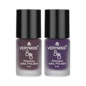 Buy Verymiss Premium Nail Polish Combo (Set 2) 6ml I Ultra-long lasting ...