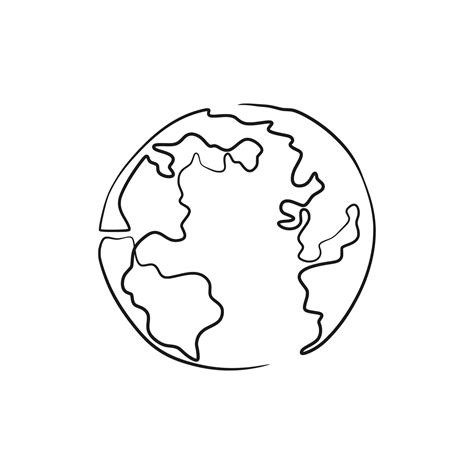Earth Line Art 的图像结果