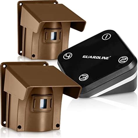 Guardline Wireless Driveway Alarm w/Two Sensors Kit. Top Rated Outdoor ...