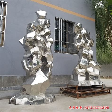 不锈钢公园太湖石雕塑 - 卓景雕塑公司