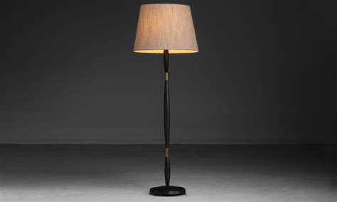 Black & Brass Floor Lamp :: Obsolete