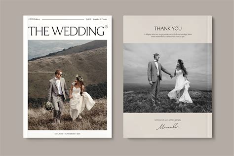 Wedding Magazine Template - BrandPacks