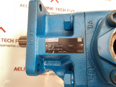 Rexroth gxp10-c0c125abr-20 hydraulic gear pump – Aeliya Marine Tech