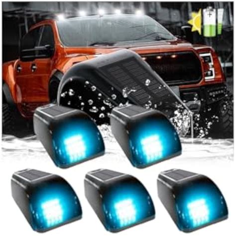 Solar Powered Cab Lights IP68 Waterproof Solar Wireless Cab Lights For ...