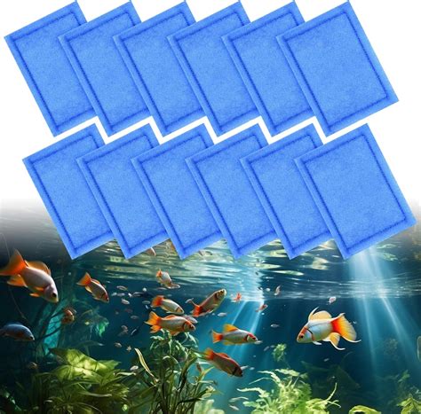 Amazon.com : Lemecima 12 Pcs 10-20 Gallon Aquarium Filter Replacement ...