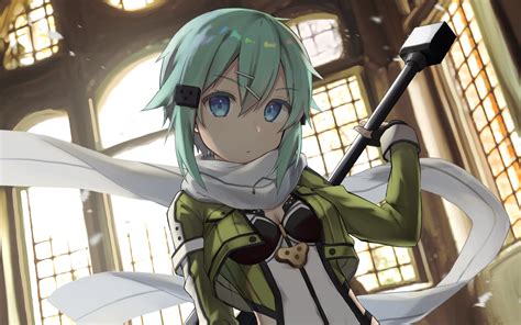 Shino Asada HD Wallpaper - Sinon from Sword Art Online II