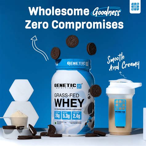 Grass-Fed Whey | Whey Protein Concentrate Powder – Genetic Nutrition