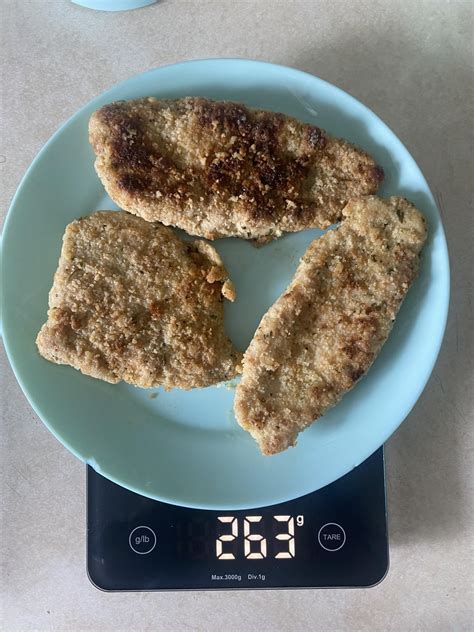 How many calories in 263 g of chicken cutlets? : r/caloriecount