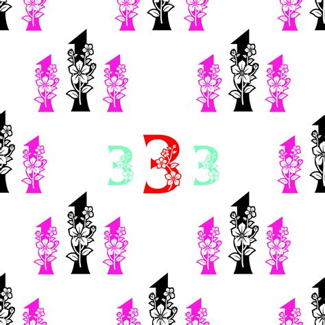 Image result for Editable Number Pattern