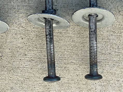 6" x 1 ⅝" Mini End Snap Ties For Concrete Forms - 1" Washer – Sandbaggy