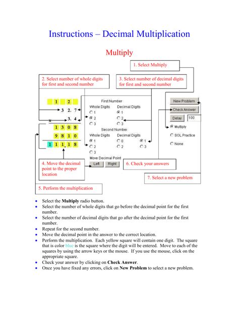 Image result for Math Decimal Multiplication