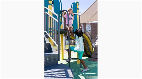 Jennie Dean Park - Colorful Playground Towers