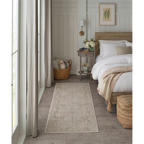 allen + roth Courageous Trove 2 X 8 (ft) Gray Indoor Medallion Oriental ...