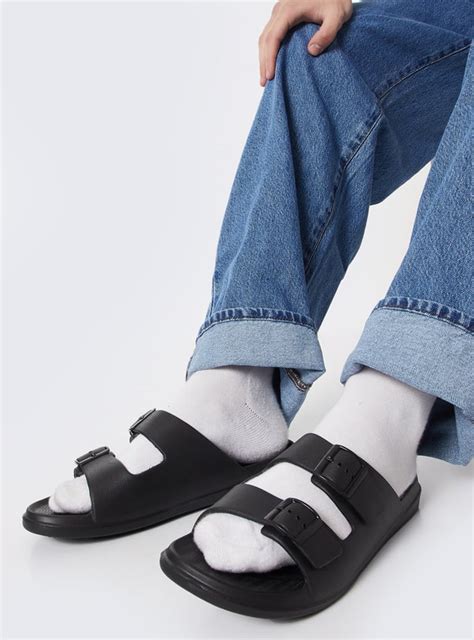Buy Men Dual Strap Sliders Online at just Rs. 499.0 - 1000015682328 ...