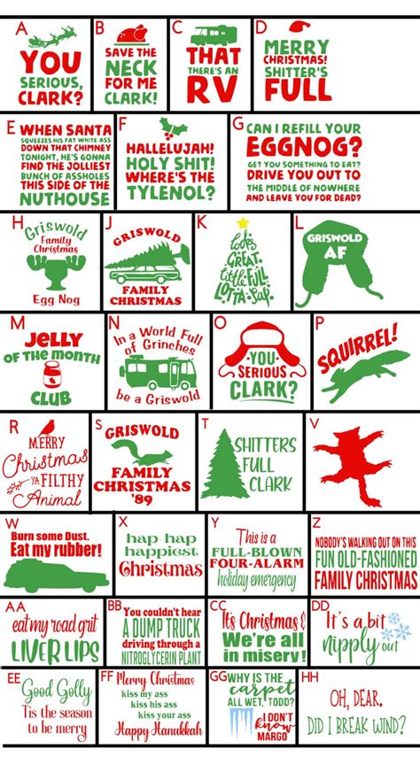 National Lampoons Christmas Vacation Glasses – MadeBetterbyBacon