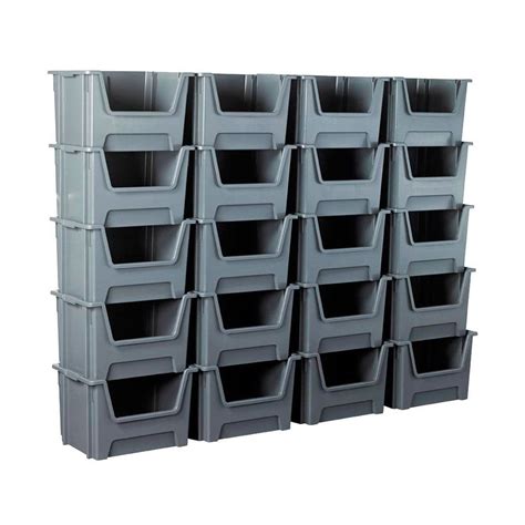 Image result for 100 mm Deep Plastic Stacking Boxes