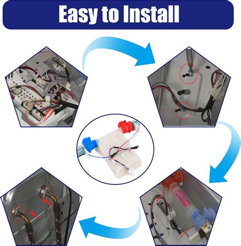 Buy W11101906 Washer Water Inlet Valve Compatible with Whirlpool Amana ...