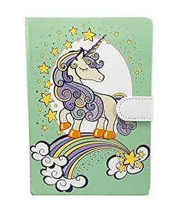 The Voila's A5 Mini Classic Unicorn Notepad Diary with Buckle and ...