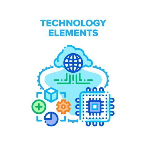 Technology Graphic Elements Vector 的图像结果