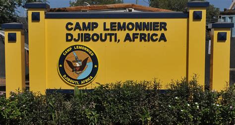 Map Of Camp Lemonnier Djibouti Africa