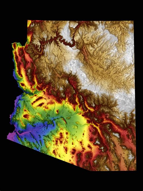 Arizona Topographic Map