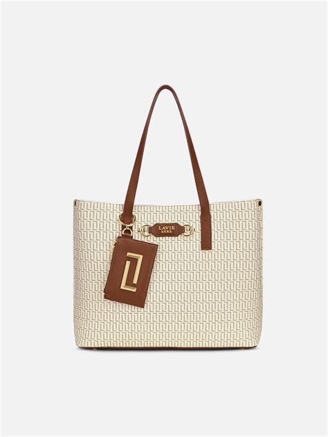 Buy Monogram Chloe 3 Compartment Large Tote Bag Choco Online – Lavie World