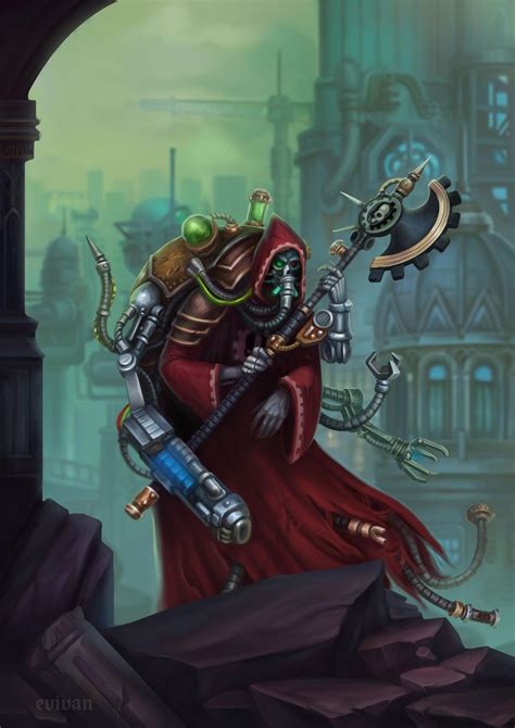Tech-Priest Dominus by Evivan on DeviantArt