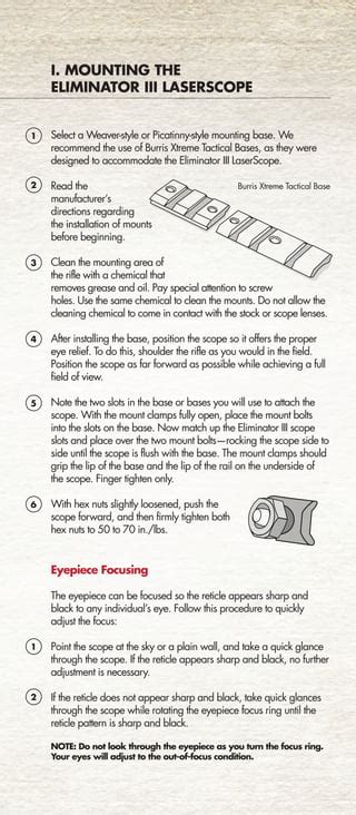 Image result for Burris Eliminator and Programming Setup