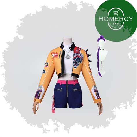 Buy Kpop Demon Hunters Costume | Mira Rumi Zoey Huntrix Saja Outfit ...